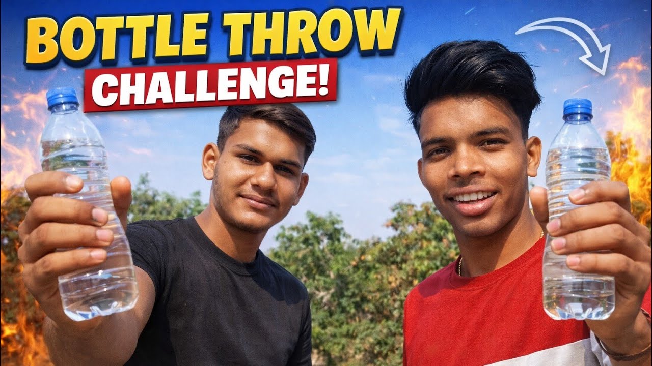 Bottle Throw Challenge | Winner Kaun? 🏆