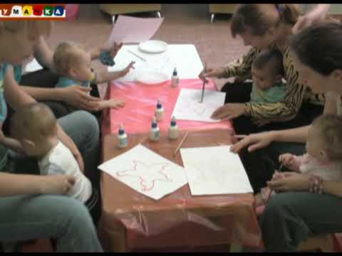 Краски, клей и манка. (6-12 мес.)