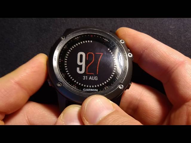 Garmin Fenix 3 : Basics