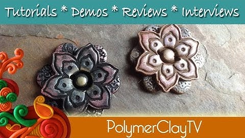 How to make Polymer Clay Buttons the easy way