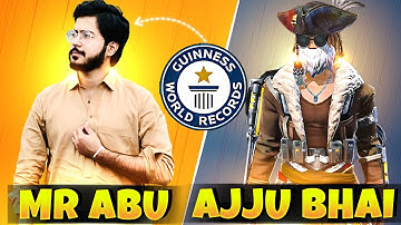 MR ABU Break AjjuBhai (Total Gaming) RECORD in Free Fire Pakistan😱