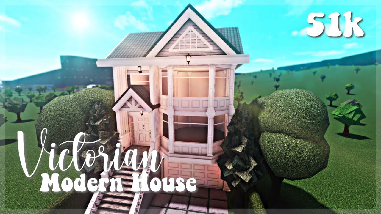 Roblox Bloxburg - ( Exterior ) Victorian Valentines Two-Story House  All  videos that you can watch on my channel are Originals I intended to create,  any video copied to my channel