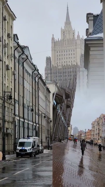 Дождливый Арбат и его переулки☔ #shorts - YouTube