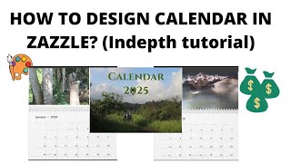 HOW TO DESIGN CALENDAR IN ZAZZLE(Zzazle designer tutorial) Noticias