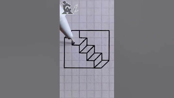 3d illusion staircase |3d drawing #viralvideo #easy #Drawing #arttutorial #painting #3d illusion