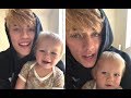 Lucky Blue Smith and his daughter Gravity | Instagram Live Stream | 14 August, 2018