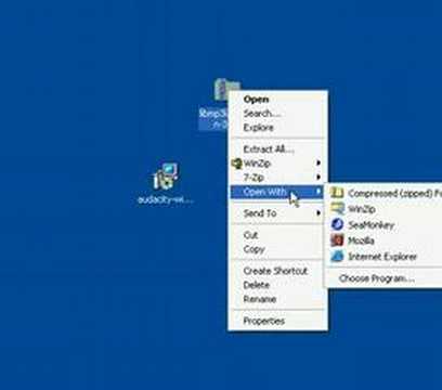 Installing Audacity with Lame Encoder for XP