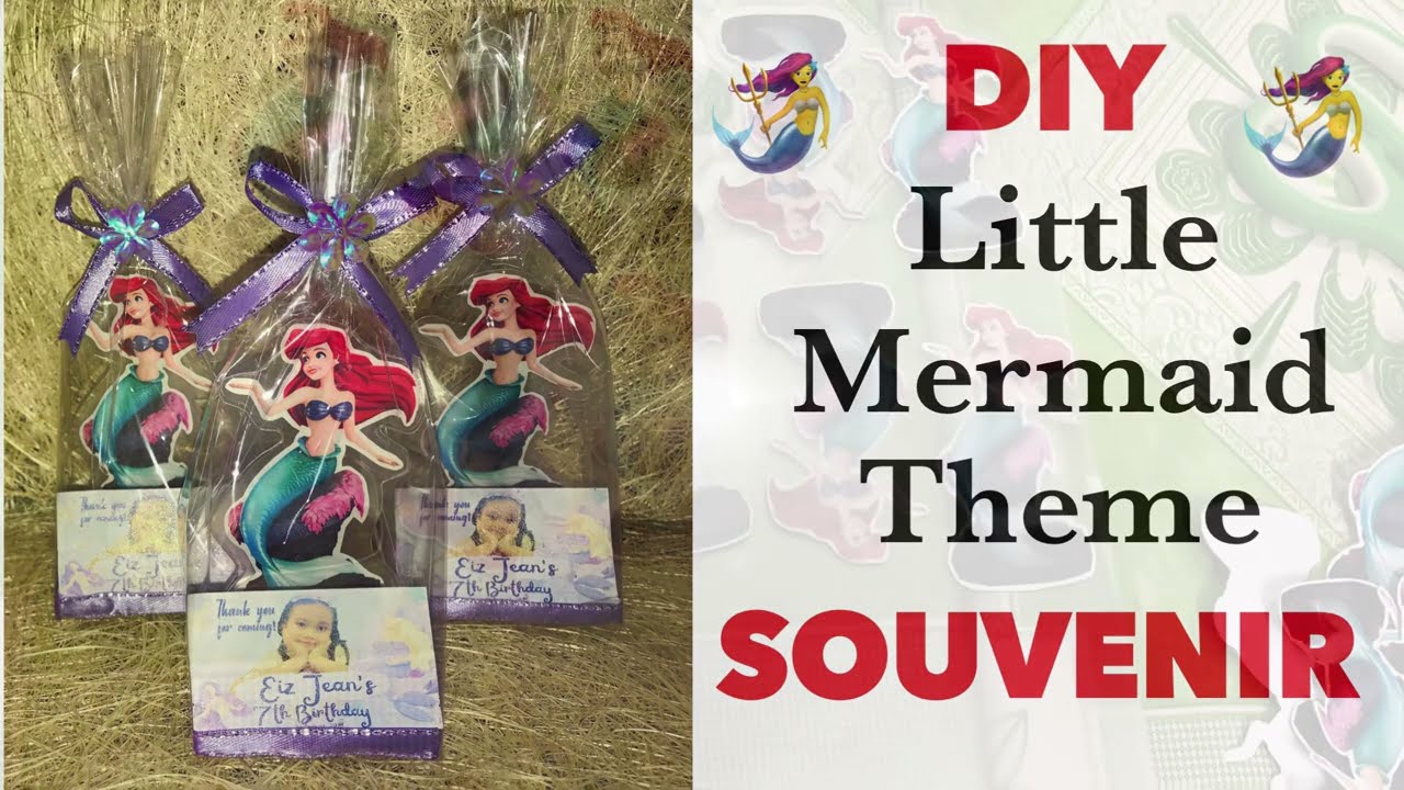 DIY Little Mermaid Theme Souvenir