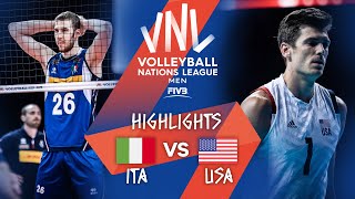 ITA vs. USA - Highlights Week 4 | Men's VNL 2021