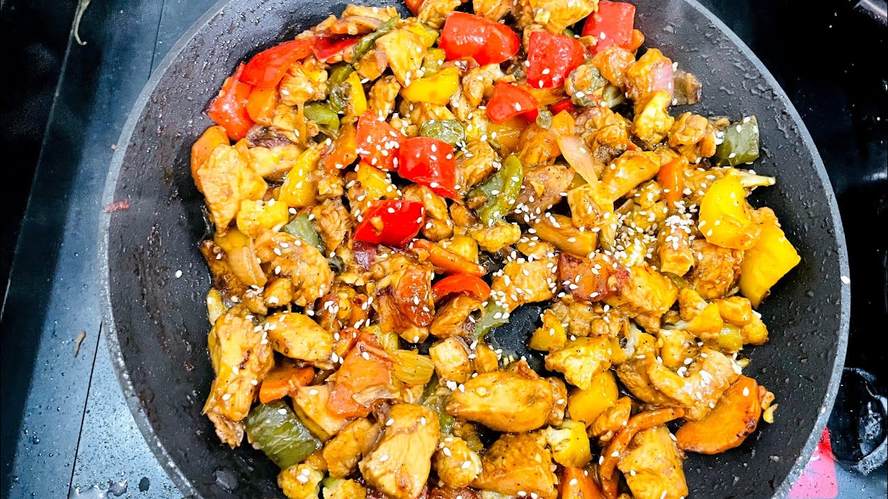 Chicken Stir Fry Recipe 5 minutes Recipe Quick and easy chicken