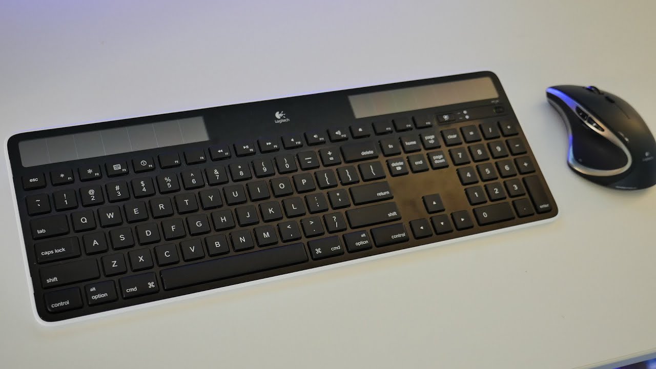 Logitech K750 Wireless Solar Keyboard Review YouTube