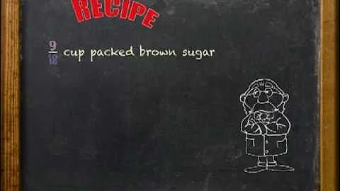 Equivalent Fractions - Using Division with Recipe Style Problems