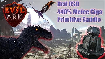 Evil Ark Solo - Red OSD, Early Game Giga w/ Primitive Saddle!