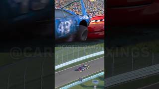 Mcqueen Helps The King - Movie Vs Real #shorts