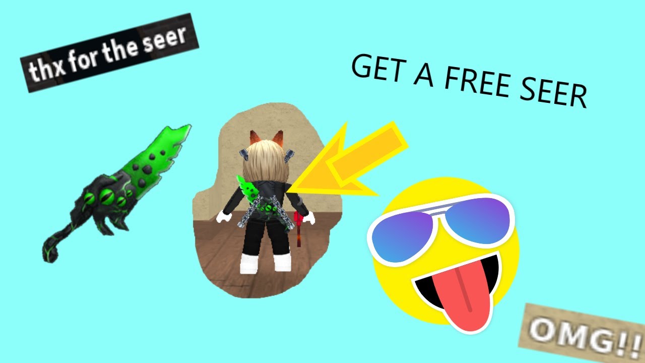 How To Get A Free Seer In Mm2 Youtube - getting flames given free seer roblox murder mystery 2