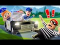 Baby police chase thief   new kid songs  nursery rhymes by pib family