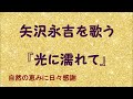 『光に濡れて』/矢沢永吉を歌う_525 by 自然の恵みに日々感謝