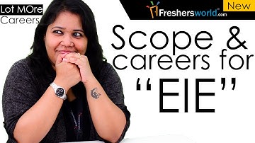 Careers and scope after EIE – Electronics & Instrumentation Engineering,After B.tech