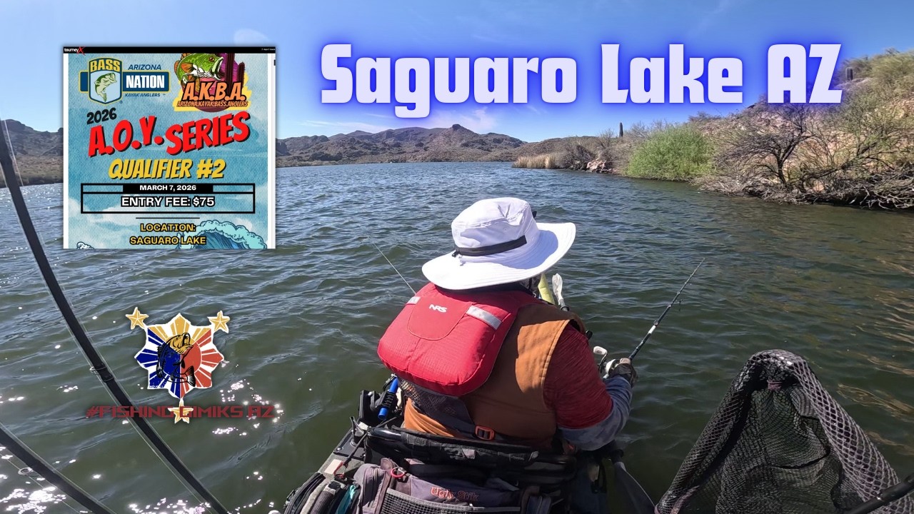 AKBA Tournament #2 – Saguaro Lake Bass Fishing Was TOUGH! (Only 7 Limits!)