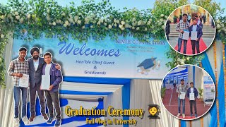 9Th Convocation Vlog Finally Graduation Ceremony Diploma Convocation Iftm University