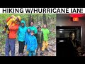 HIKING W/ HURRICANE IAN About to Hit North Carolina!Power Goes Out at Hotel with 9 Kids(Twin Babies)