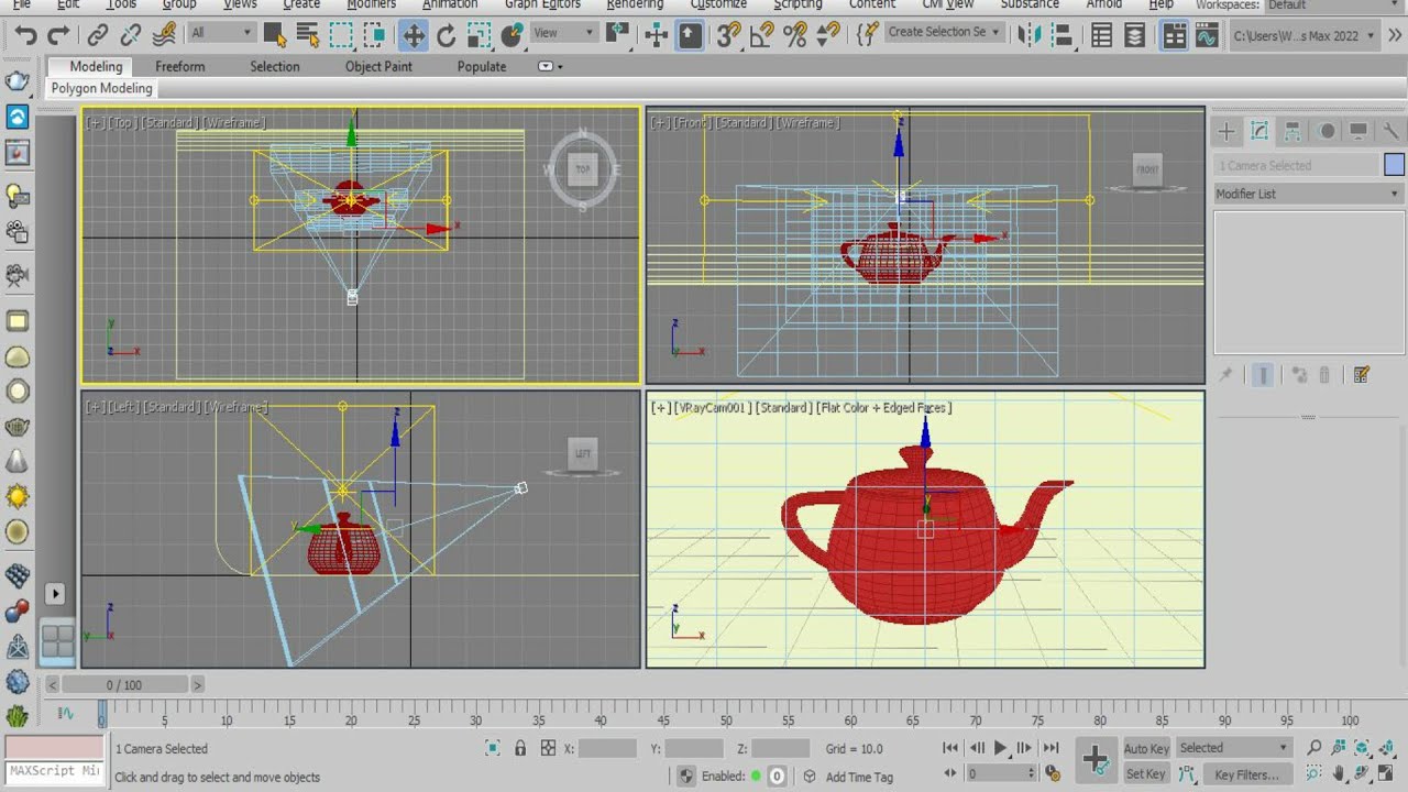 Vray Lights and Camera setup in 3ds Max - YouTube