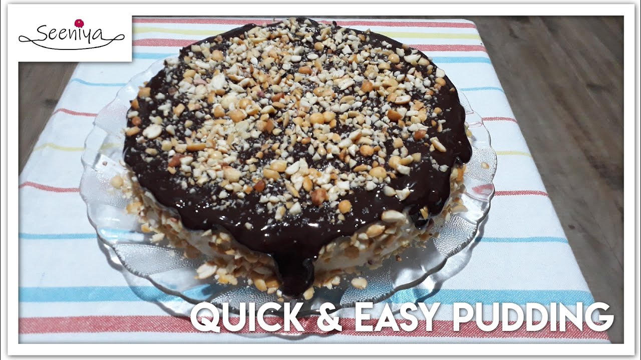 Easy Pudding without China Grass and Gelatinchocolate ganache and