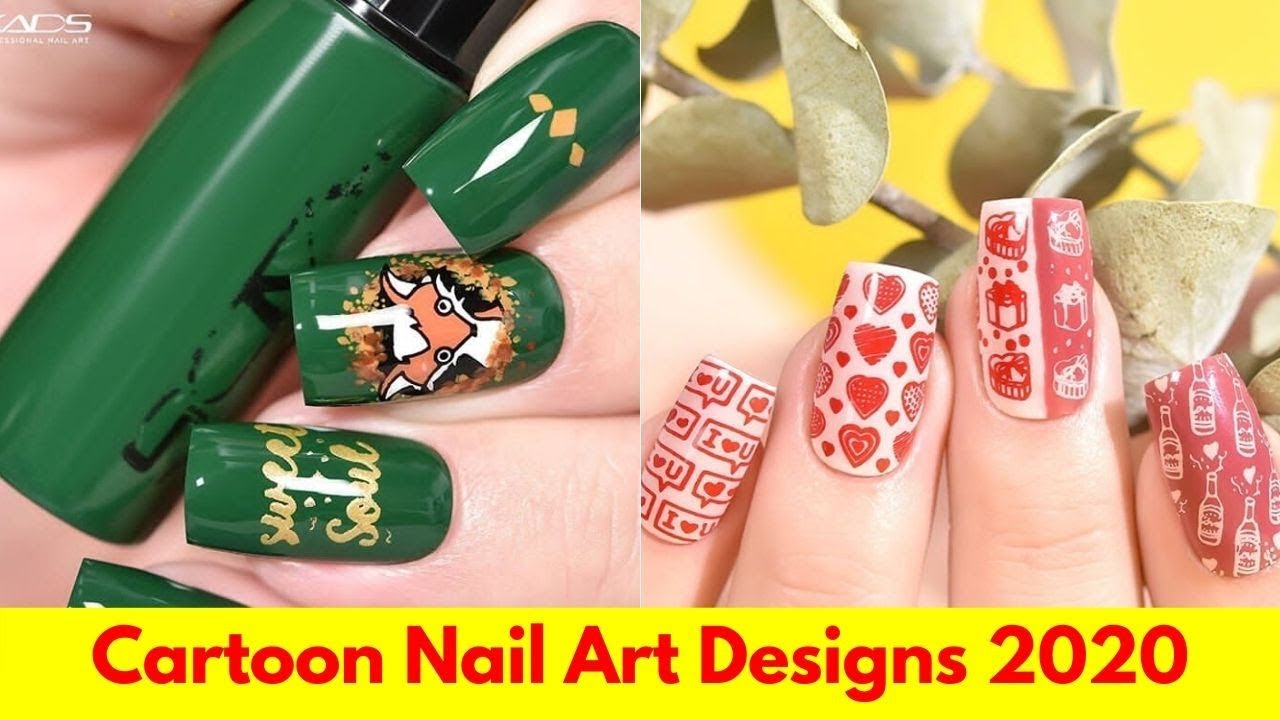 Cartoon Nail Designs Gallery - Cnd Shellac. Flower Nails. Spring Nail ...