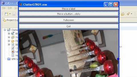 Clutter-GTK-0.10 (w/ Clutter-1.0, mingw32)