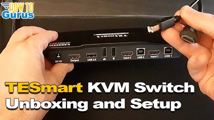 USB Type C Dual KVM Switch - Sabrent