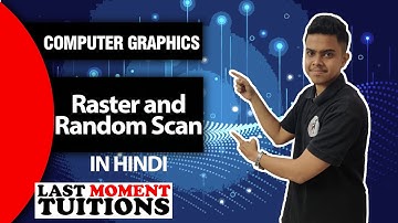 Raster and Random Scan | Computer Graphics Lectures In hindi