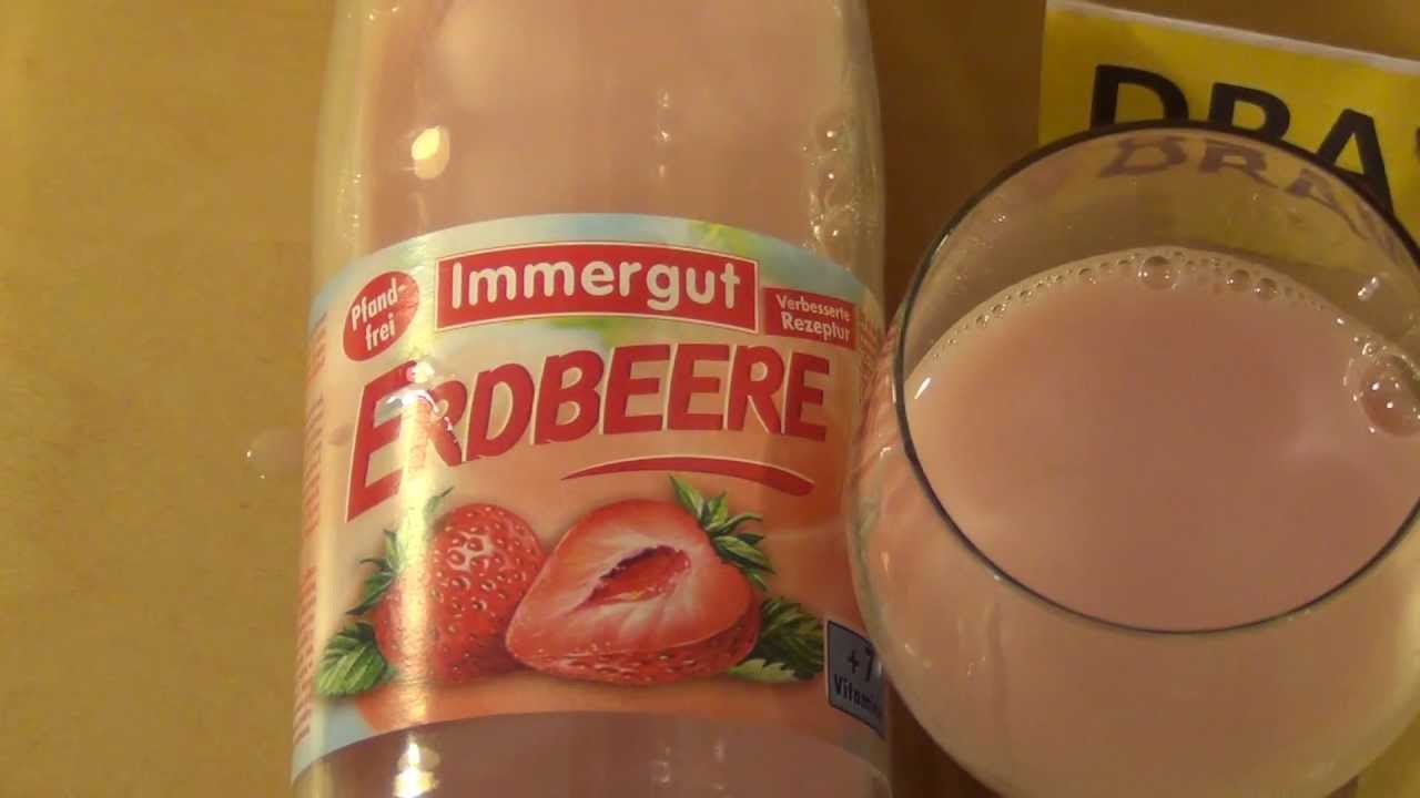 Erdbeer Milch - Strawberry Milk [Immergut Erdbeere] - YouTube