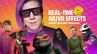 real time arvr effects with brielle garcia