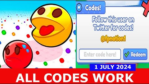 *ALL CODES* Ball Eating Simulator ROBLOX | JULY 1, 2024