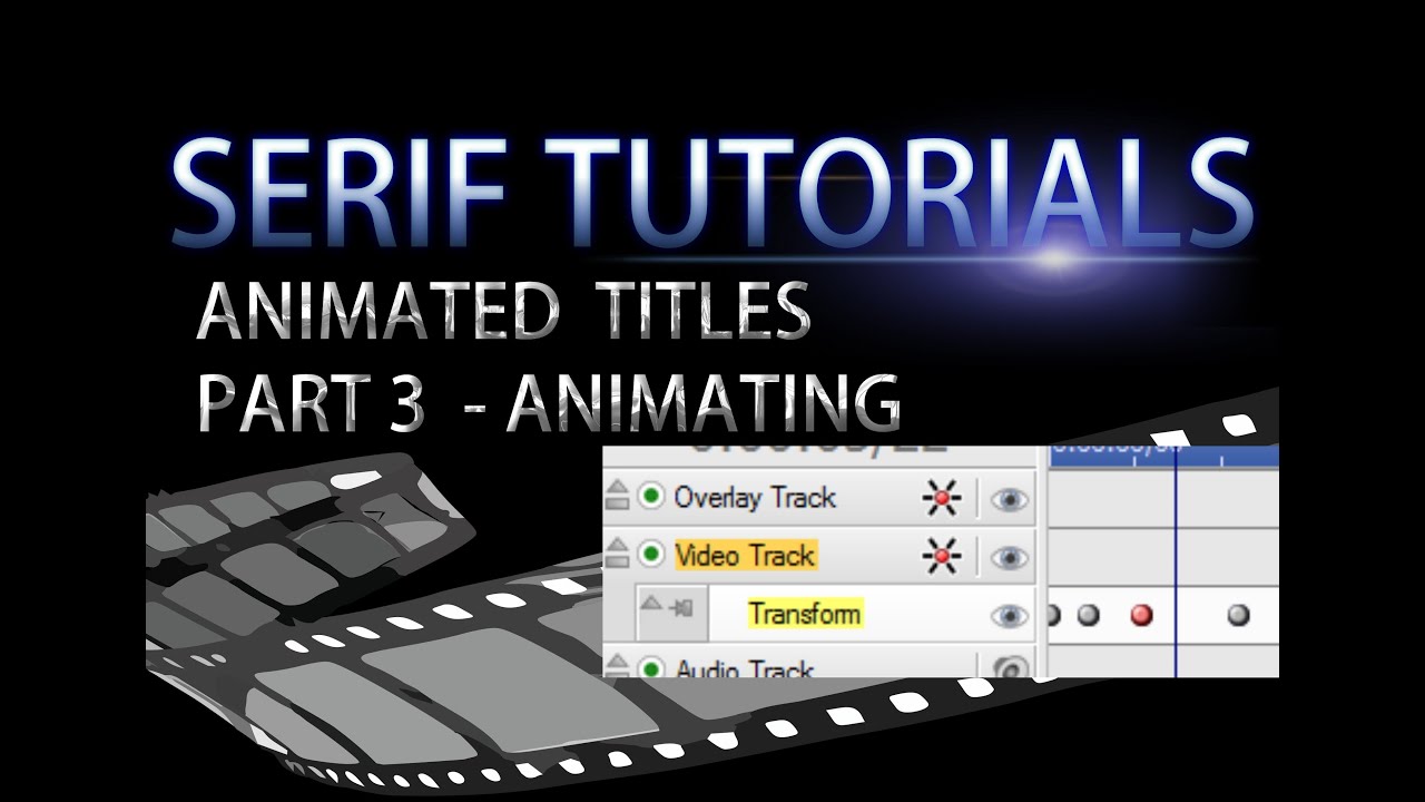 competitions debuts de ligt Serif MoviePlus X6 Tutorial - Animated Titles Part 3 - Animating