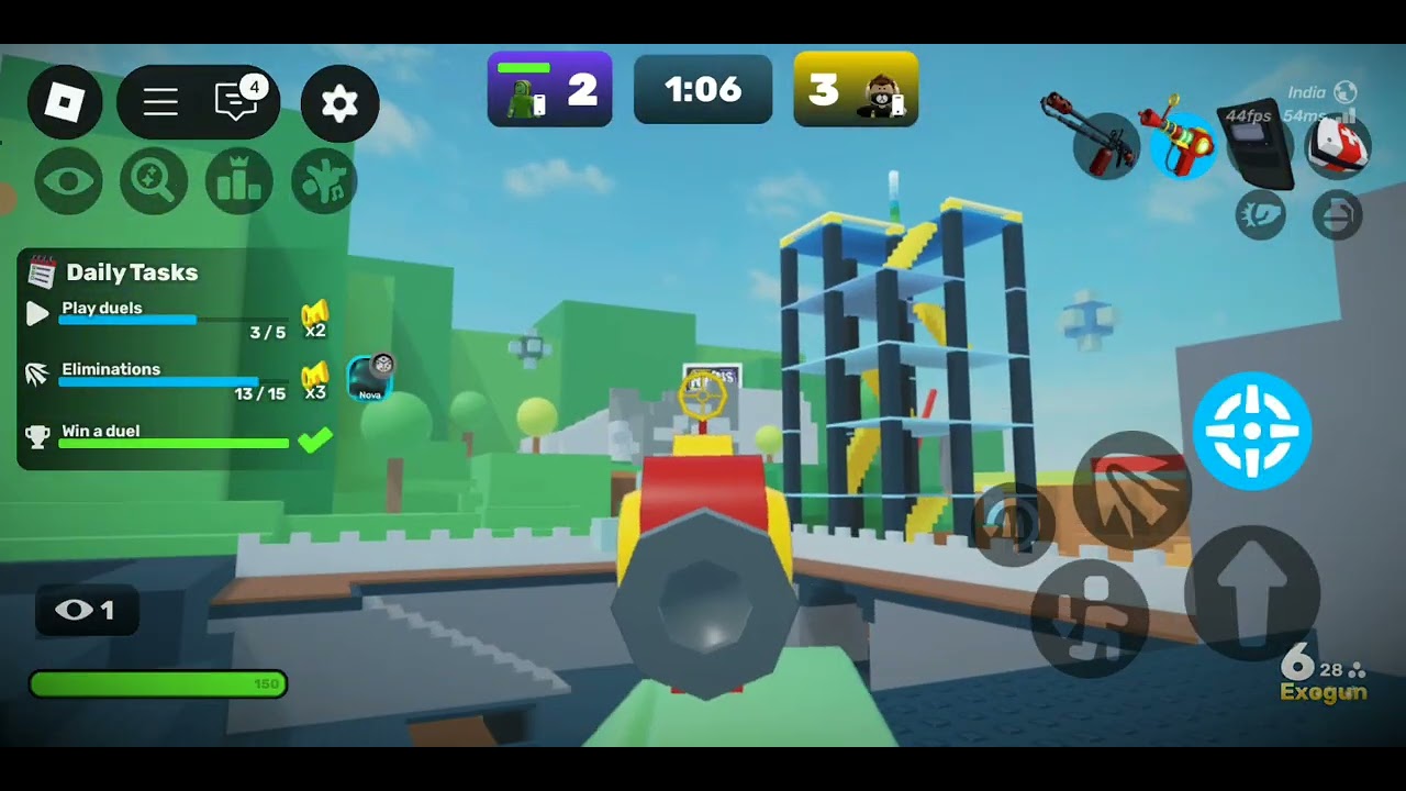 Rivals match with my freind (game changer)#rivals #roblox - YouTube