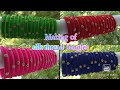 Making of simple silk thread bangles/Handmade jewellery/Vaanavil