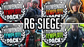 Rainbow Six Siege - Thumbnail Template Pack #1