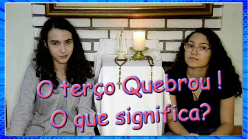 Qual o significado de sonhar com terço quebrado?