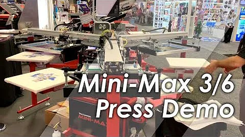 Mini-Max 3-Color 6-Station Automatic Press Demonstration