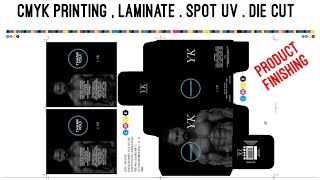 What is CMYK Printing | Softtouch Lamination | Spot UV | Die Cut - Product Finishing Process