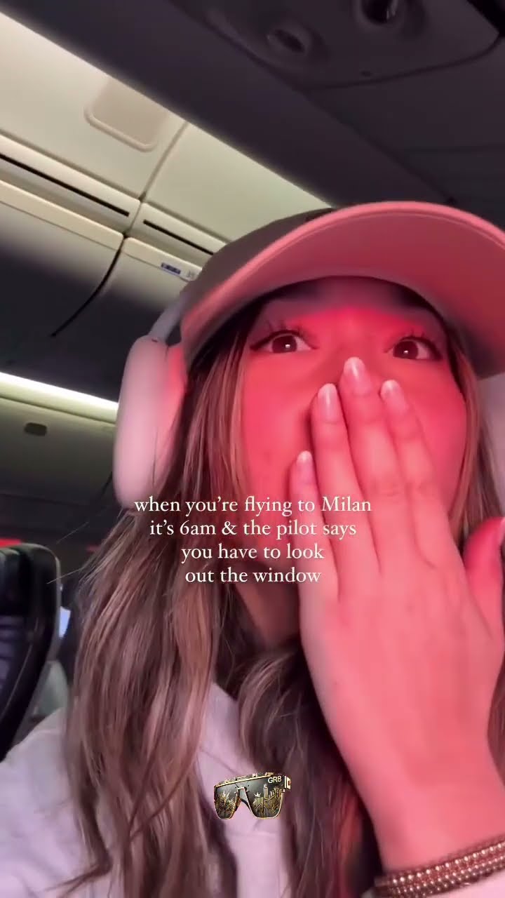 the way the entire airplane collectively gasped