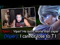 Tyler1 finally meets Viper's Riven in Top Lane