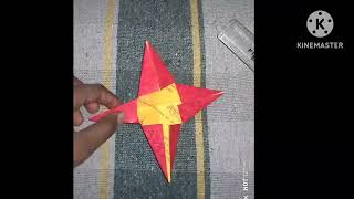 How to make 3D paper Star ⭐ #art #trending #video #kidsvideo#top #shorts #viral | sapna's ART 🎨