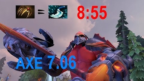 dota2 How To Jungle AXE 7.06