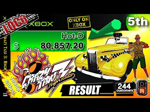 PairaGamers Crazy Taxi 3 80 857 20 Loco Hot D West Coast Xbox OEM Component MClassic
