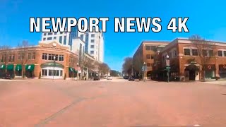 Newport News 4K Driving Tour  Virginia