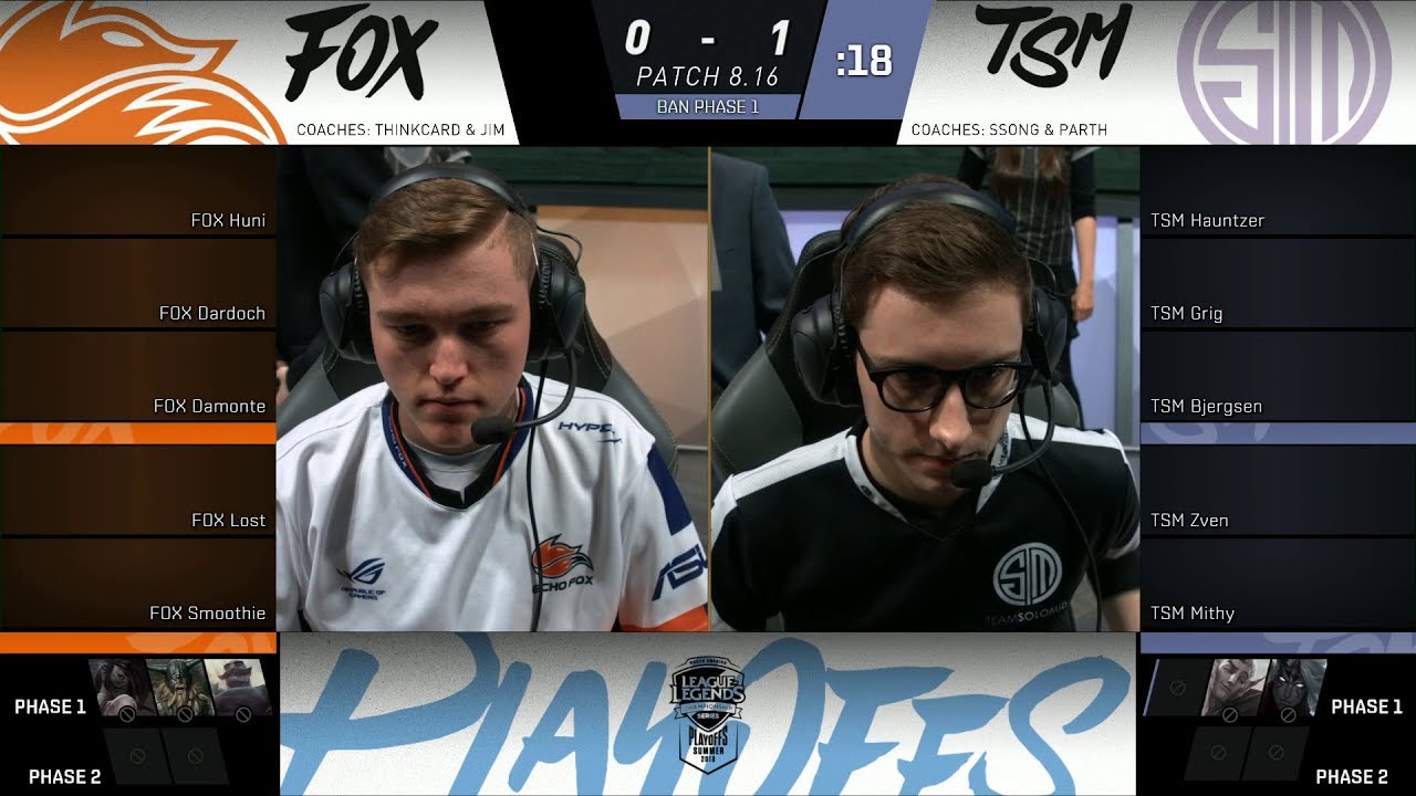 FOX vs TSM Game 2 | 2018 NA LCS Summer QuarterFinals | Echo Fox vs Team SoloMid