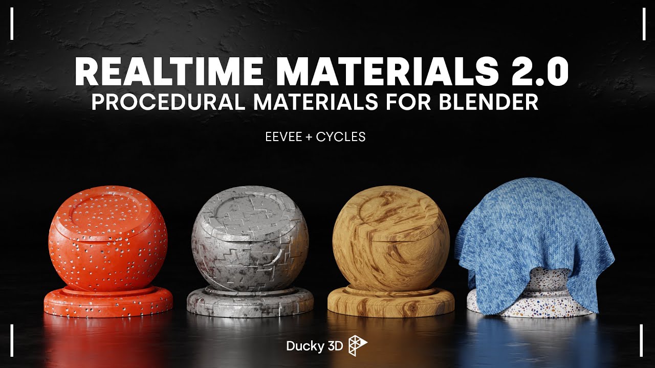 REALTIME MATERIALS FOR BLENDER - Blender Market