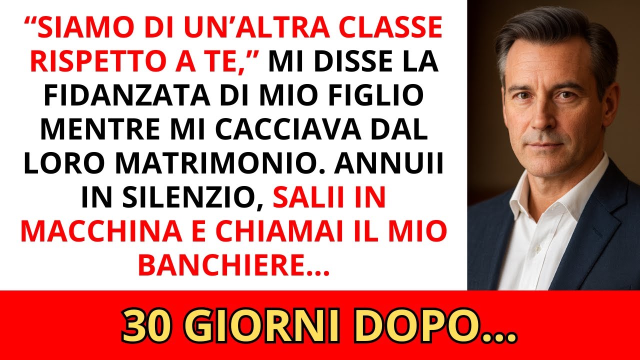 Al matrimonio di mio figlio, la sua fidanzata ha detto: “Vattene da qui” — così ho annullato tutt...